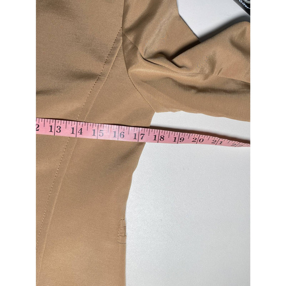 Unassuming Single Noble Womens S(38) Crop Blazer Accent Stitched Corpcore Jacket - Picture 6 of 7